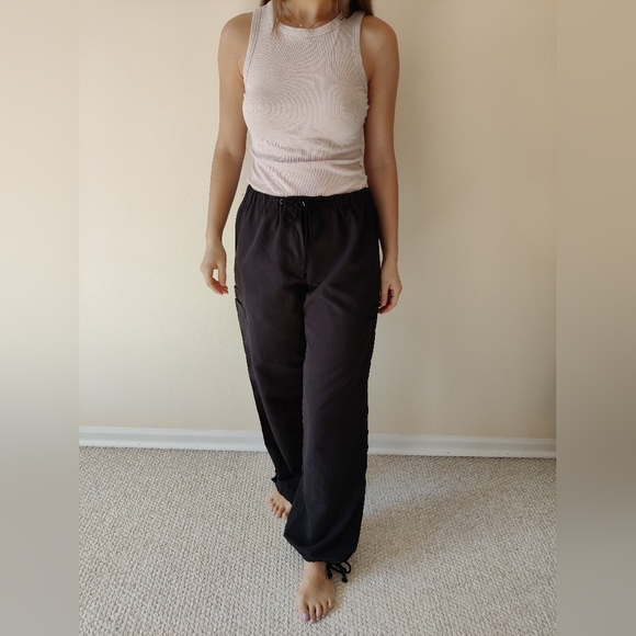 Black Drawstring Pants - Picture 5 of 10